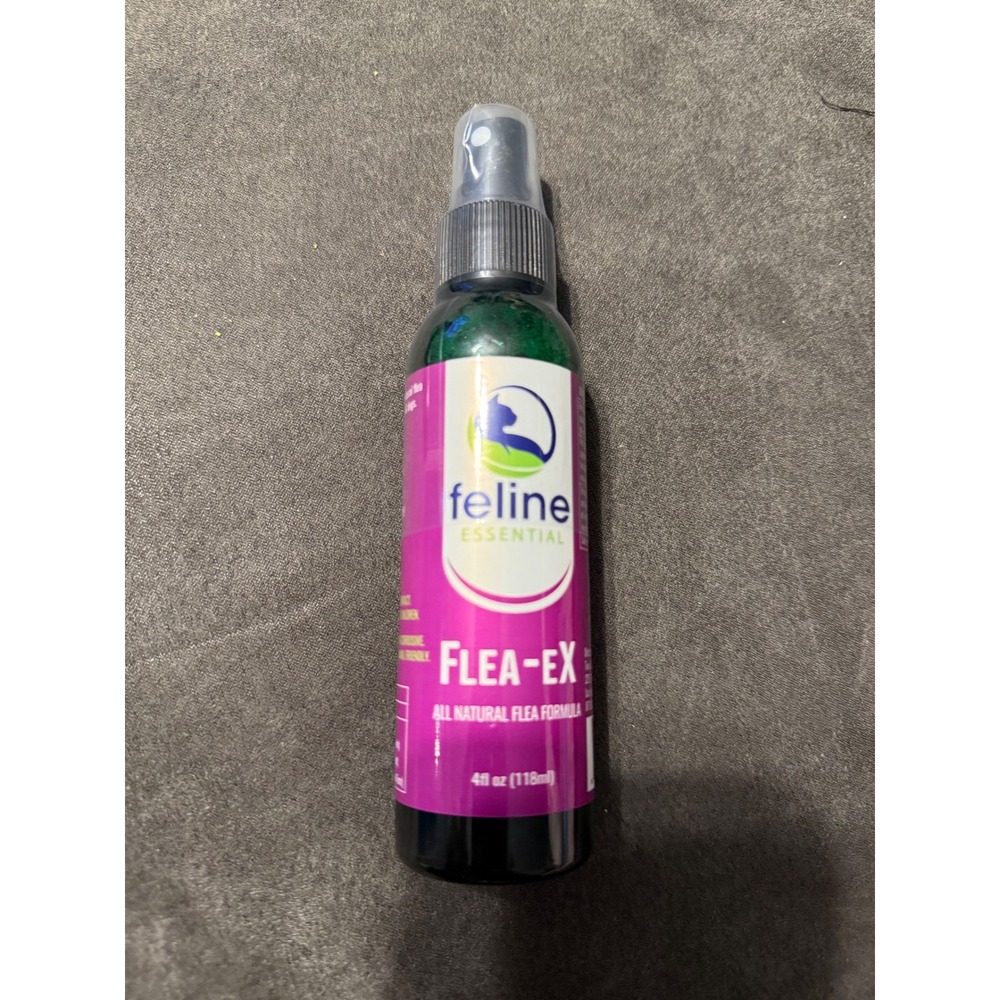 Feline Essential Flea-EX All Natural Flea & Tick Spray for Cats and Dogs 4oz